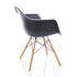 Cadeira de Braços em Plástico Eames DAW / Base Ácer